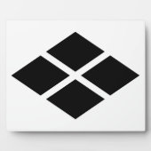 Geteilter Rhombus Fotoplatte (Vorderseite)