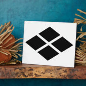 Geteilter Rhombus Fotoplatte (Seite)