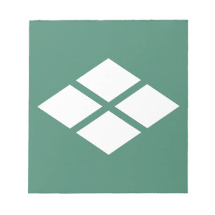 Geteilter Rhombus Notizblock