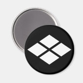 Geteilter Rundbus Magnet (Vorderseite/Rückseite)