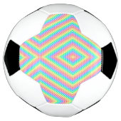 Geteiltes Bild, das ein Fußballdesign zeigt Fußball (Gedreht)