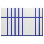 Geteiltes blaue Streifen-geometrisches Muster Stoff (Fat Quarter (45,7 x 55,9 cm))