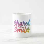Geteiltes Lächeln Kaffeetasse (Mittel)