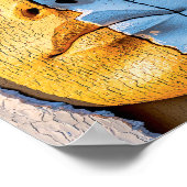 Geteiltes Mädchen zwischen Feuer und Eis Poster (Ecke)