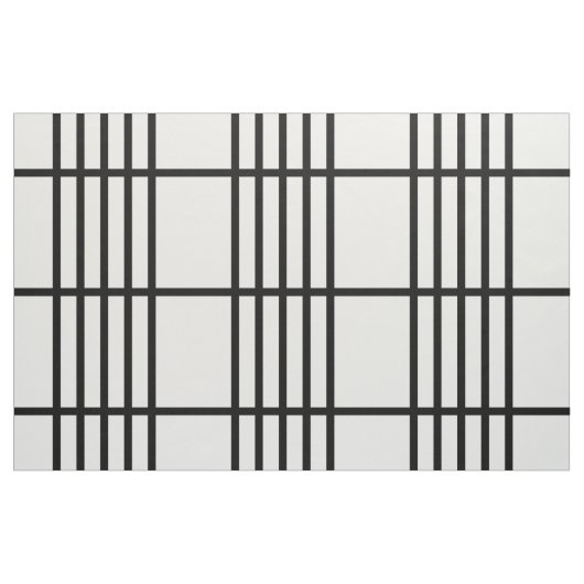 Geteiltes schwarze Streifen-geometrisches Stoff (Yard (91,4 cm))