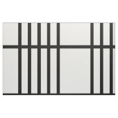 Geteiltes schwarze Streifen-geometrisches Stoff (Fat Quarter (45,7 x 55,9 cm))