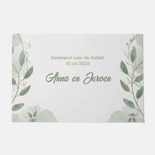 Getekend voor de Liefde! partnerschap Fußmatte (Vorderseite)