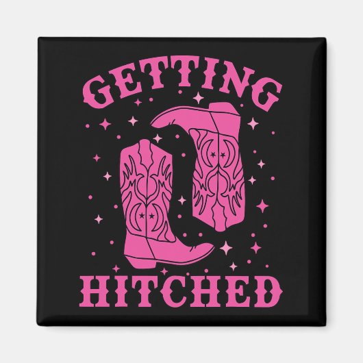 Getestet Bride Groom Western Wedding Bachel Magnet (Vorne)