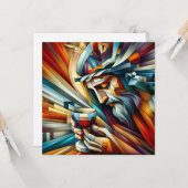 Gethsemanas Gebet Karte (Vorderseite/Rückseite Beispiel)