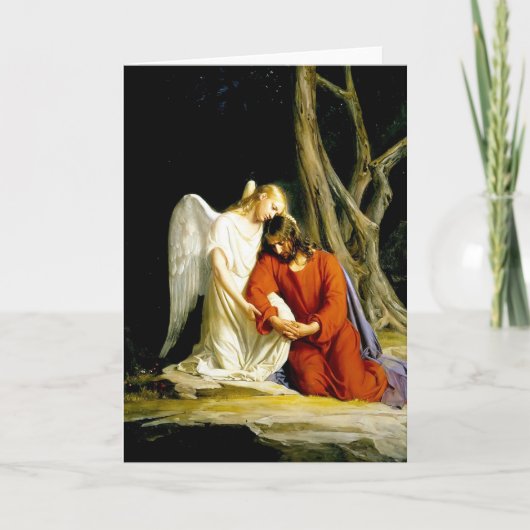 Gethsemane Carl Bloch Karte (Vorderseite)
