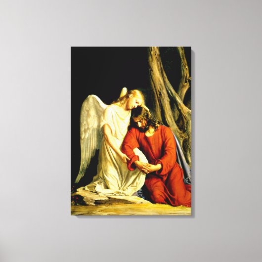 Gethsemane - Kunstwerk von Carl Bloch Leinwanddruck (Vorderseite)