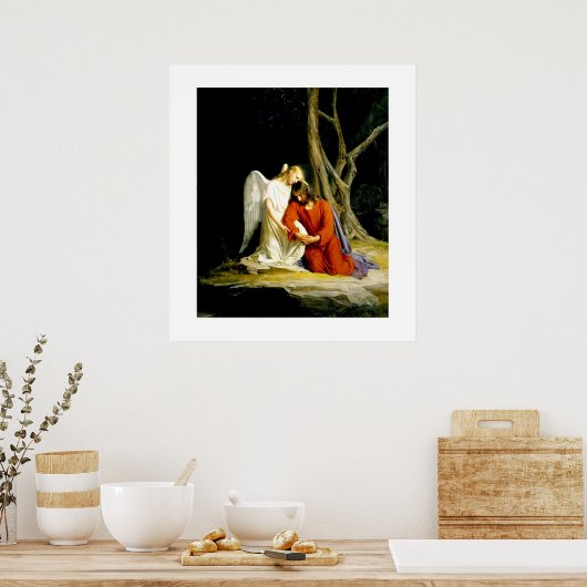 Gethsemane von Carl Bloch. Fine Art Print Poster (Küche)