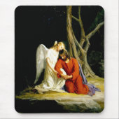 Gethsemane von Carl Bloch. Kunsthandwerk Mousepad (Vorne)