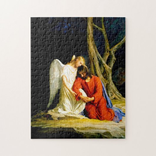 Gethsemane von Carl Bloch Puzzle (Vertikal)