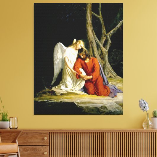 Gethsemane von Carl Heinrich Bloch 1805 Leinwanddruck (Insitu (Wohnzimmer))