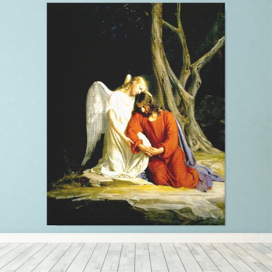 Gethsemane von Carl Heinrich Bloch 1805 Leinwanddruck (Insitu (Holzboden))