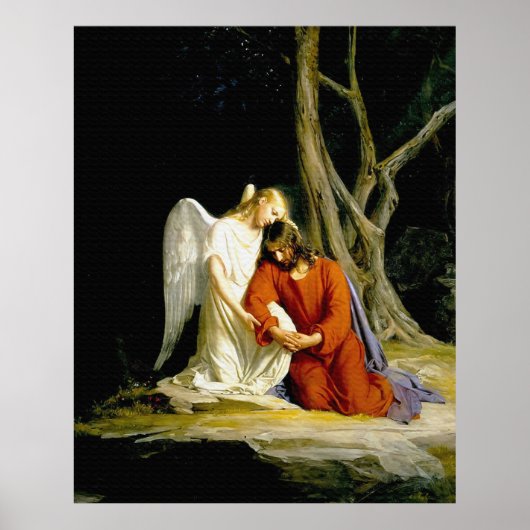 Gethsemane von Carl Heinrich Bloch 1805 Poster (Vorne)