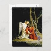 Gethsemane von Carl Heinrich Bloch 1805 Postkarte (Vorne/Hinten)