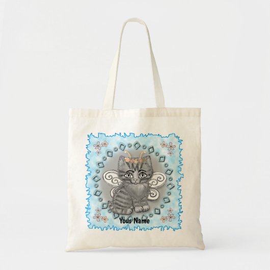 Getigert Katzenfee Tragetasche (Vorne)