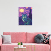 getigerte Katze Leinwanddruck (Insitu (Wohnzimmer))