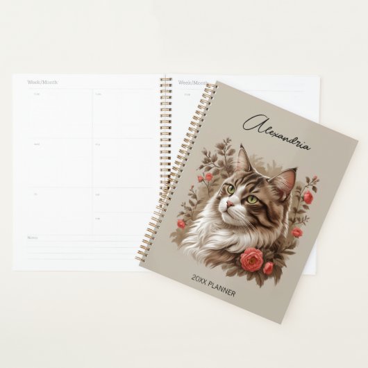 Getigerte Katze  Planer (Anzeige)