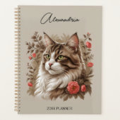Getigerte Katze  Planer (Vorderseite)