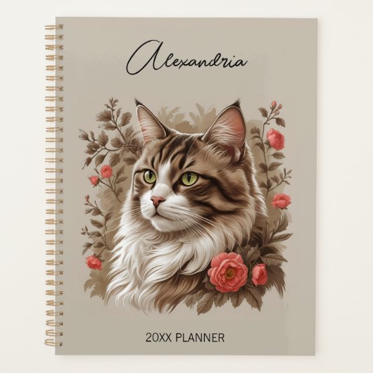 Getigerte Katze Planer (Vorderseite)