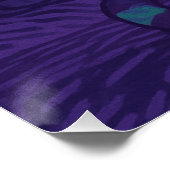 getigerte Katze Poster (Ecke)