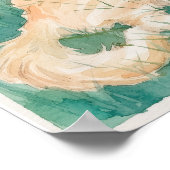 Getigerte Katze Poster (Ecke)