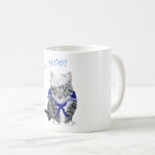 Getigerte Katze Seemann Kaffeetasse (VorderseiteRechts)