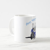 Getigerte Katze Seemann Kaffeetasse (Vorderseite Links)