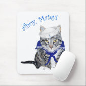 Getigerte Katze Seemann Mousepad (Mit Mouse)