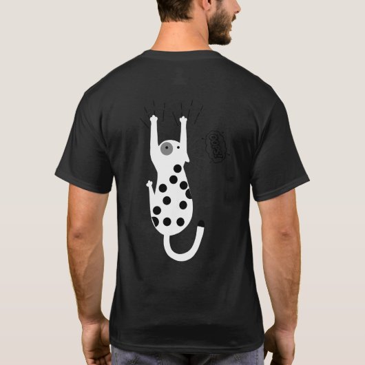 "Getigerte Katze T-Shirt (Rückseite)