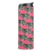 Getigerte Katze Thermobecher Thermosbecher (Nach links gedreht)