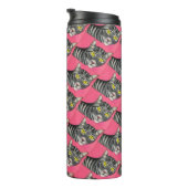 Getigerte Katze Thermobecher Thermosbecher (Nach rechts gedreht)
