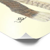 Getigerte Katzenjungen Poster (Ecke)