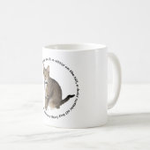 Getigerte Katzenwünsche Kaffeetasse (VorderseiteRechts)