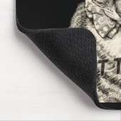 Getigerte "Tude "NICHT HEUTE" Mousepad (Ecke)