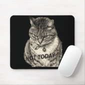 Getigerte "Tude "NICHT HEUTE" Mousepad (Mit Mouse)
