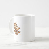Getigerter Katzenpapa Kaffeetasse (Vorderseite Links)