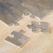 Getigertes Kätzchen mit Hintergrund Puzzle (Seite)