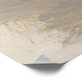 Getigertes Kätzchen Poster (Ecke)