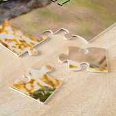 Getigertes Welpenprofil Porträt Puzzle (Seite)