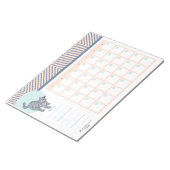 Getigterte Katze Offener Datums-Tischkalender Noti Notizblock (angewinkelt)