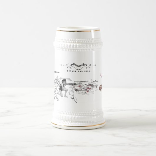 getötet für Tötung 01 Bierglas (Mittel)