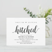 Getrackte Bridal Dusche Einladungskarten (Stehend Vorderseite)