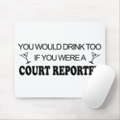 Getränk-auch - Gerichtsschreiber Mousepad (Mit Mouse)