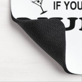 Getränk-auch - Krankenschwester Mousepad (Ecke)