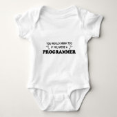 Getränk-auch - Programmierer Baby Strampler (Vorderseite)