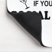 Getränk-auch - Sozialarbeiter Mousepad (Ecke)